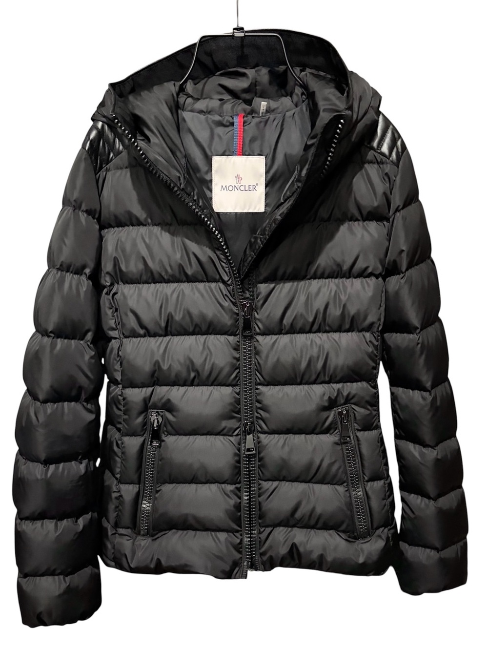 MONCLER TETRA GIUBBOTTO BLACK DOWN PUFFER JACKET